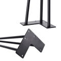 Iron wire hairpin table legs Metal hairpin legs and metal table Legs